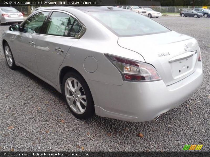Brilliant Silver / Charcoal 2012 Nissan Maxima 3.5 SV Sport