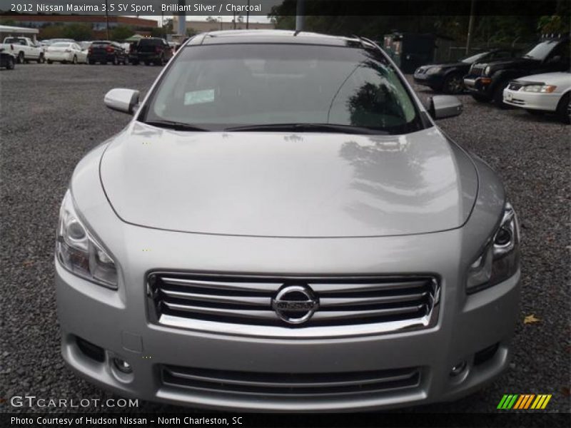 Brilliant Silver / Charcoal 2012 Nissan Maxima 3.5 SV Sport