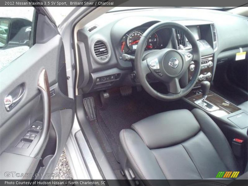 Brilliant Silver / Charcoal 2012 Nissan Maxima 3.5 SV Sport