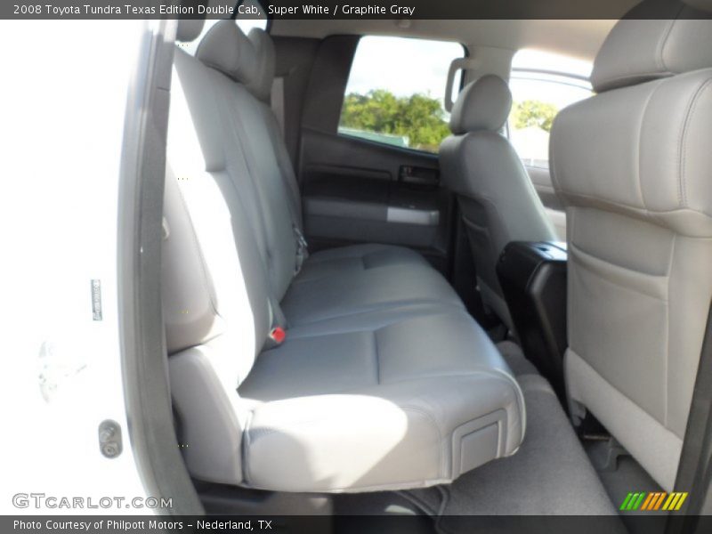 Super White / Graphite Gray 2008 Toyota Tundra Texas Edition Double Cab