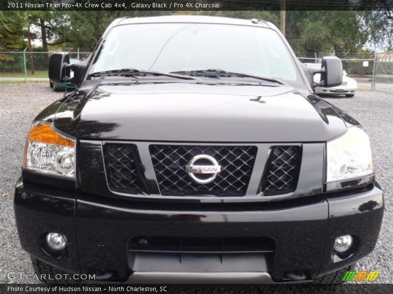 Galaxy Black / Pro 4X Charcoal 2011 Nissan Titan Pro-4X Crew Cab 4x4