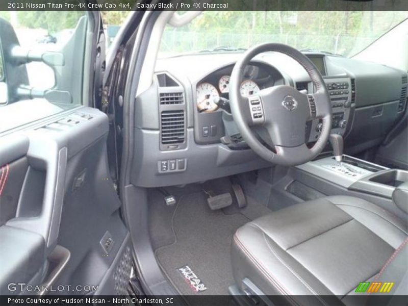  2011 Titan Pro-4X Crew Cab 4x4 Pro 4X Charcoal Interior