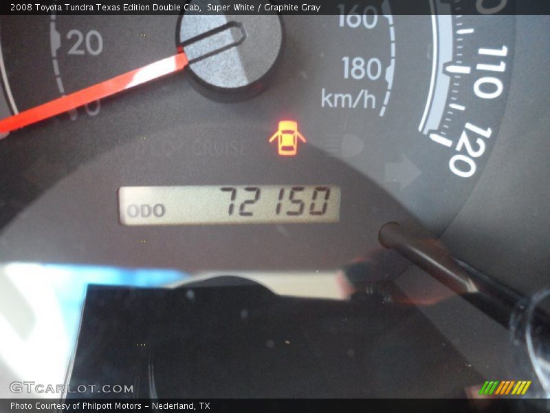 Super White / Graphite Gray 2008 Toyota Tundra Texas Edition Double Cab