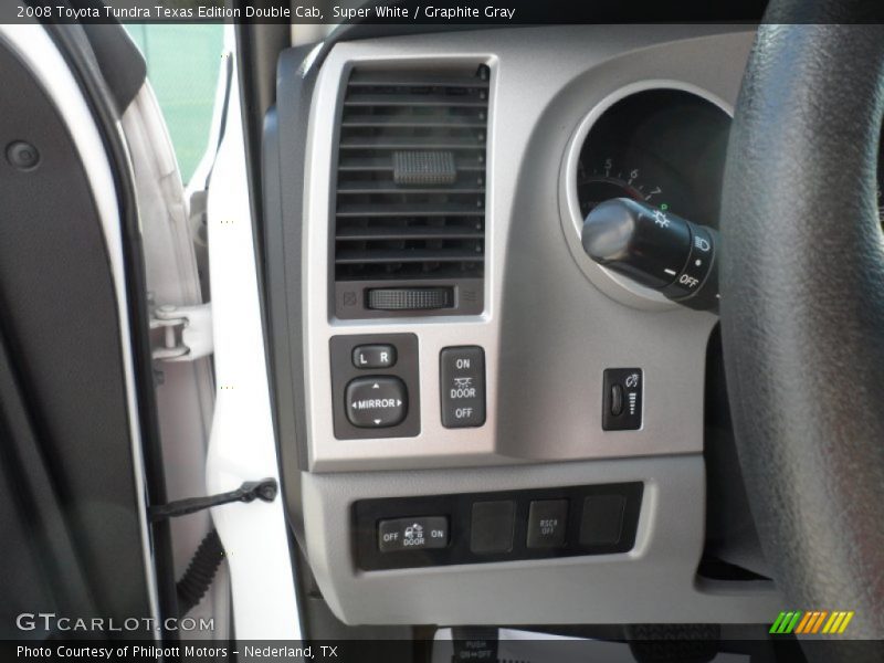 Super White / Graphite Gray 2008 Toyota Tundra Texas Edition Double Cab