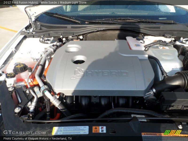  2012 Fusion Hybrid Engine - 2.5 Liter Atkinson Cycle DOHC 16-Valve VVT Duratec 4 Cylinder Gasoline/Electric Hybrid
