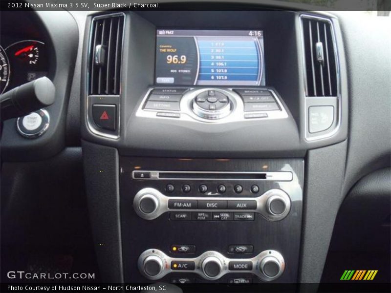 Super Black / Charcoal 2012 Nissan Maxima 3.5 SV