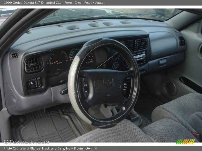Forest Green Pearl / Agate 1999 Dodge Dakota SLT Extended Cab
