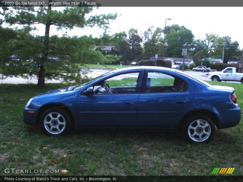 Atlantic Blue Pearl / Taupe 2003 Dodge Neon SXT