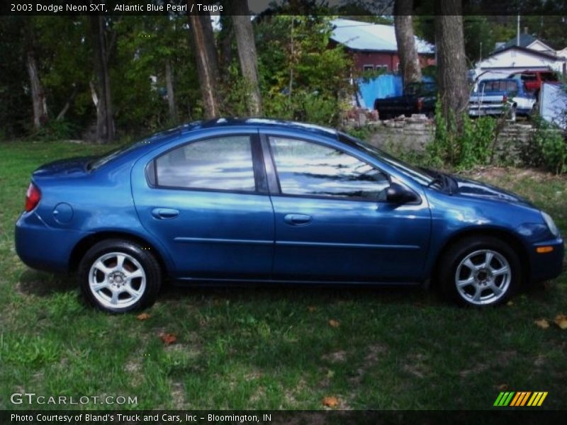 Atlantic Blue Pearl / Taupe 2003 Dodge Neon SXT