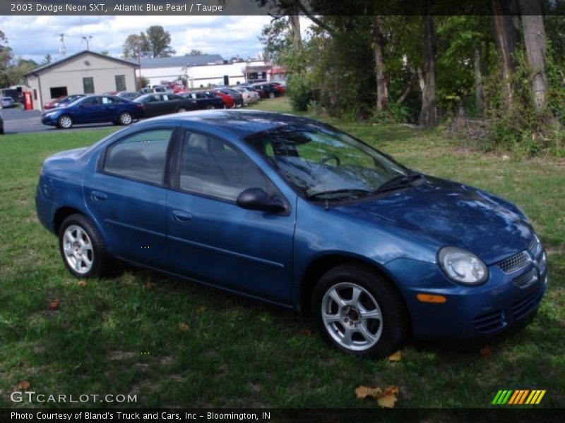 Atlantic Blue Pearl / Taupe 2003 Dodge Neon SXT