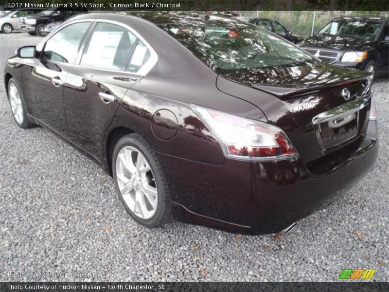 Crimson Black / Charcoal 2012 Nissan Maxima 3.5 SV Sport