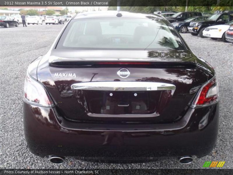 Crimson Black / Charcoal 2012 Nissan Maxima 3.5 SV Sport