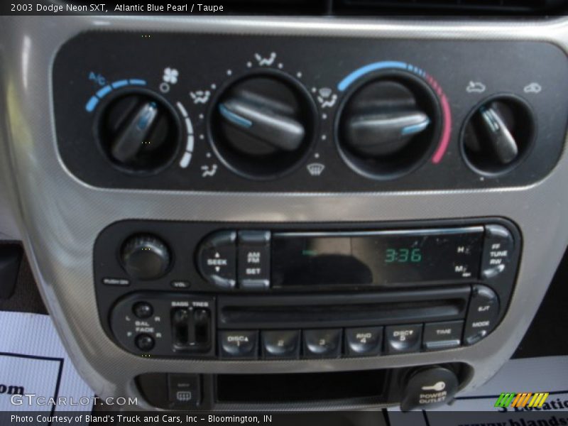 Atlantic Blue Pearl / Taupe 2003 Dodge Neon SXT