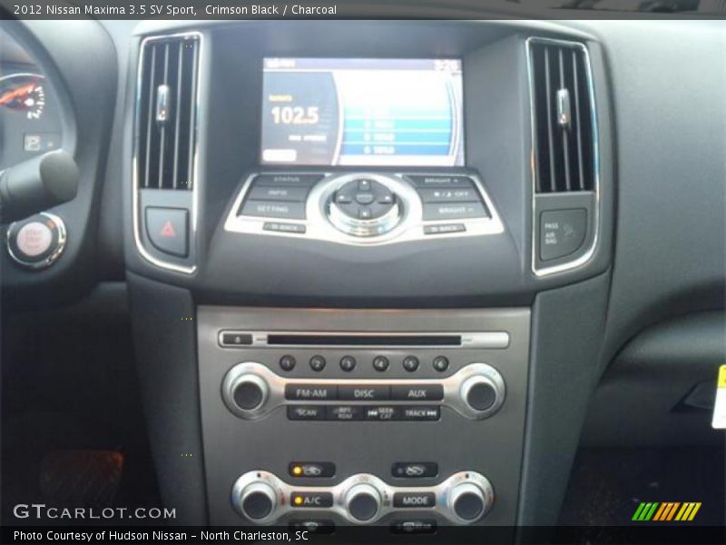 Crimson Black / Charcoal 2012 Nissan Maxima 3.5 SV Sport
