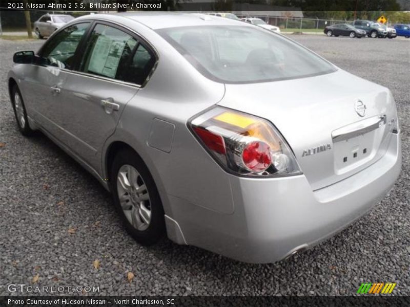 Brilliant Silver / Charcoal 2012 Nissan Altima 2.5 S