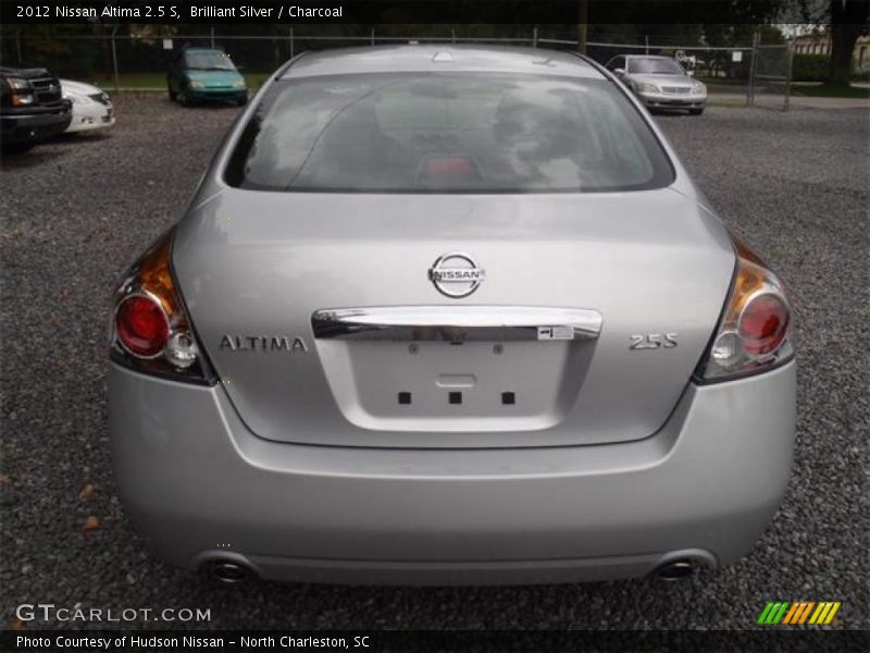 Brilliant Silver / Charcoal 2012 Nissan Altima 2.5 S