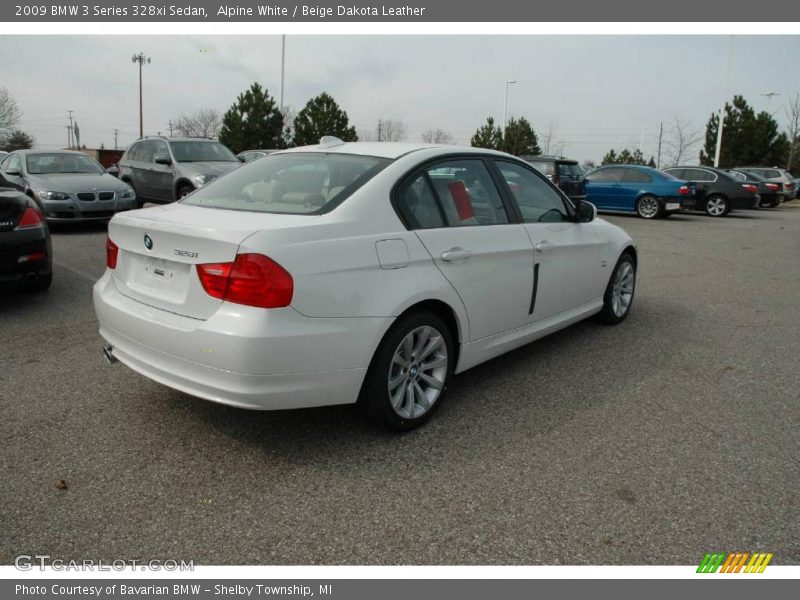 Alpine White / Beige Dakota Leather 2009 BMW 3 Series 328xi Sedan