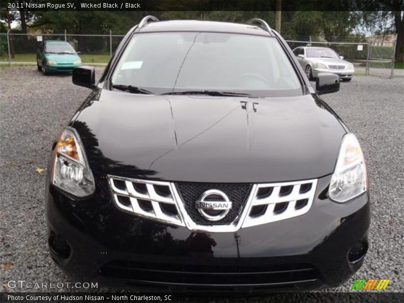 Wicked Black / Black 2011 Nissan Rogue SV