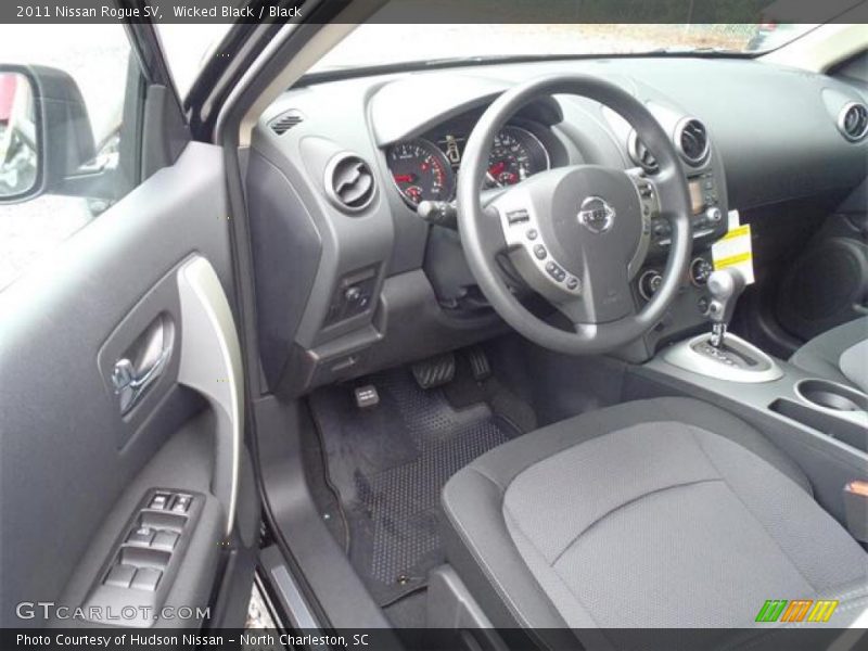 Wicked Black / Black 2011 Nissan Rogue SV