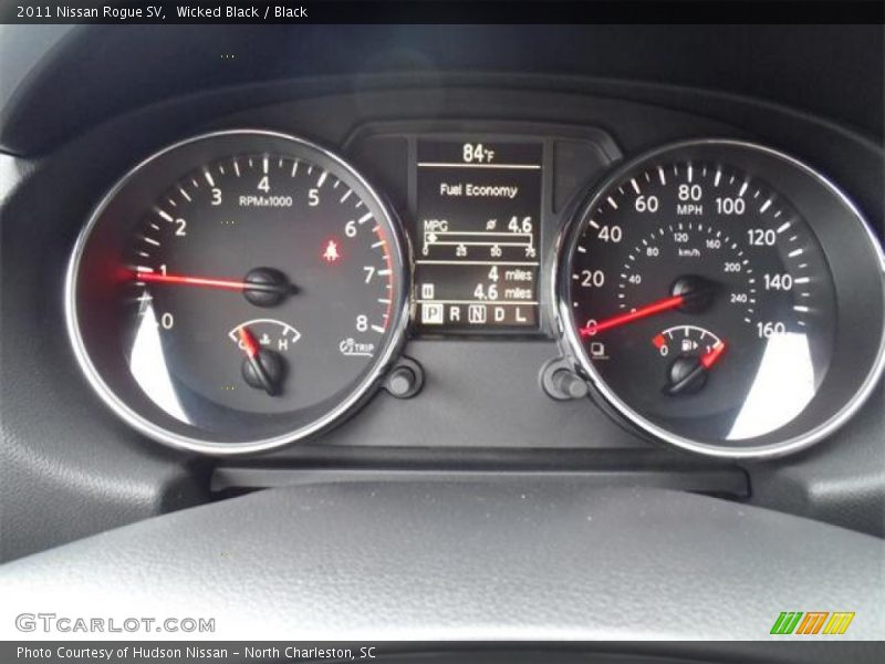 Wicked Black / Black 2011 Nissan Rogue SV