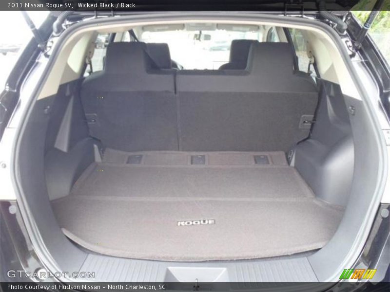 Wicked Black / Black 2011 Nissan Rogue SV