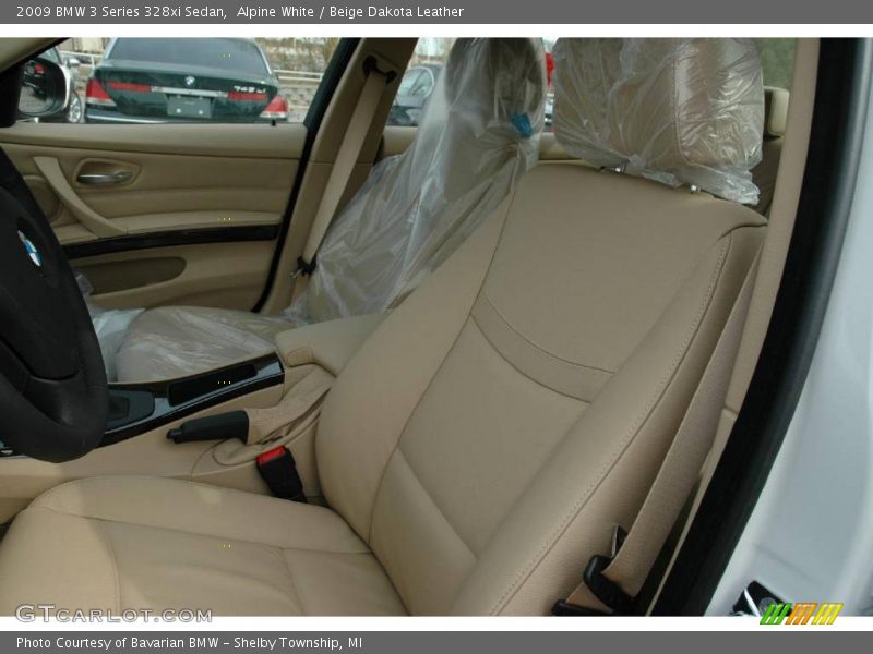 Alpine White / Beige Dakota Leather 2009 BMW 3 Series 328xi Sedan