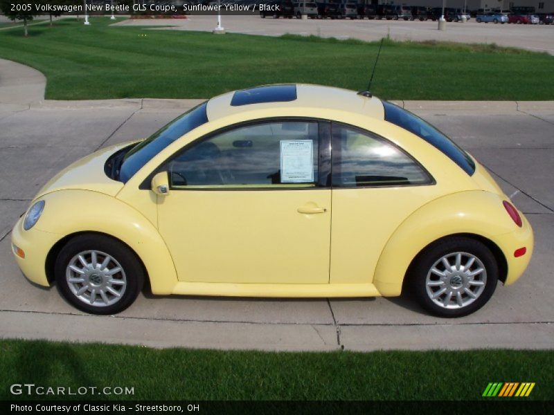 Sunflower Yellow / Black 2005 Volkswagen New Beetle GLS Coupe