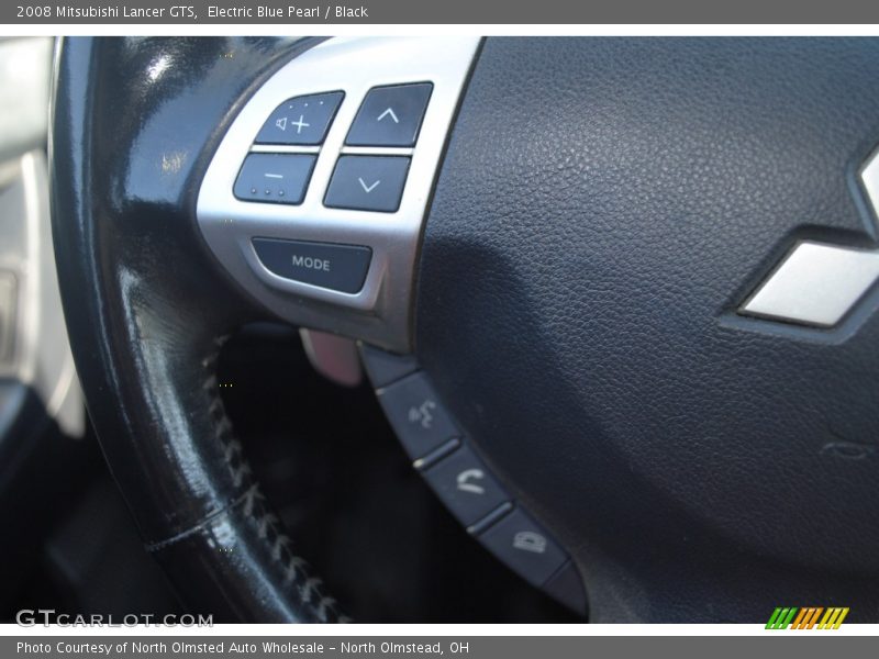Electric Blue Pearl / Black 2008 Mitsubishi Lancer GTS