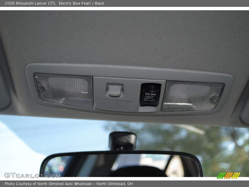 Electric Blue Pearl / Black 2008 Mitsubishi Lancer GTS