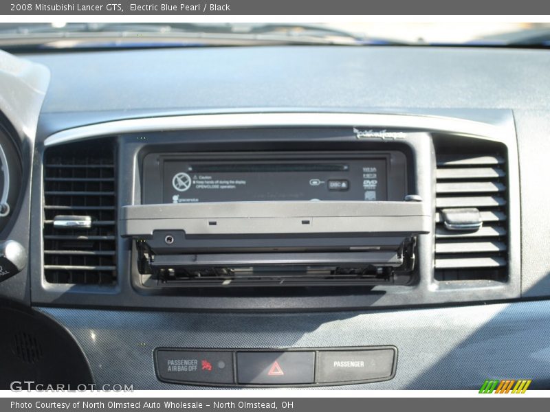 Electric Blue Pearl / Black 2008 Mitsubishi Lancer GTS