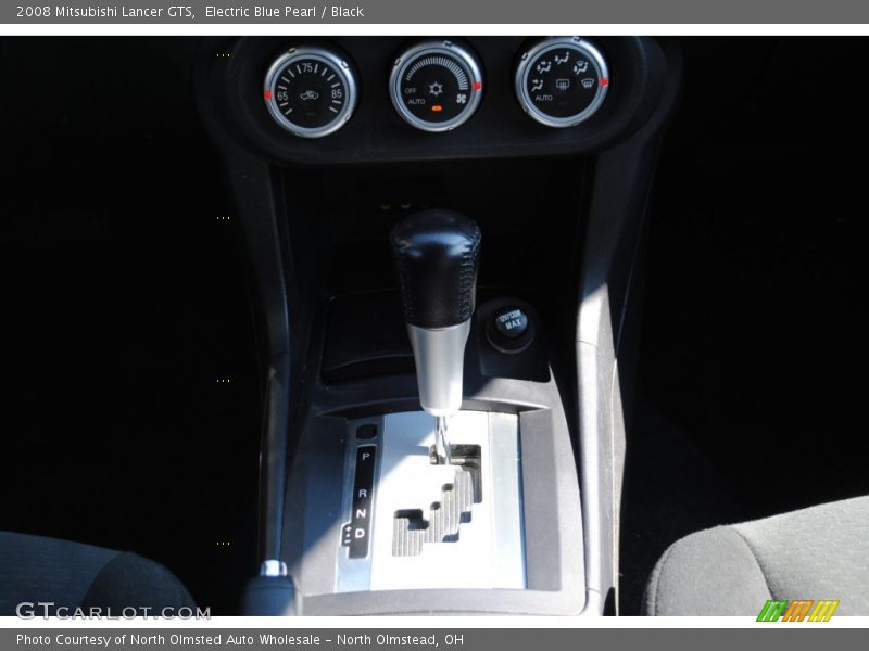 Electric Blue Pearl / Black 2008 Mitsubishi Lancer GTS