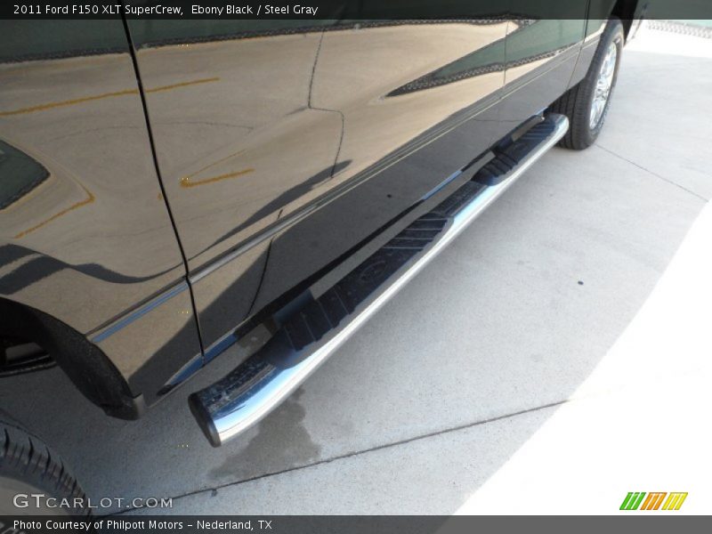 Ebony Black / Steel Gray 2011 Ford F150 XLT SuperCrew