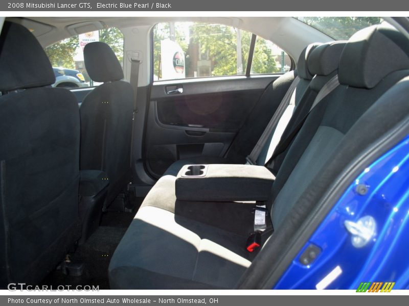 Electric Blue Pearl / Black 2008 Mitsubishi Lancer GTS