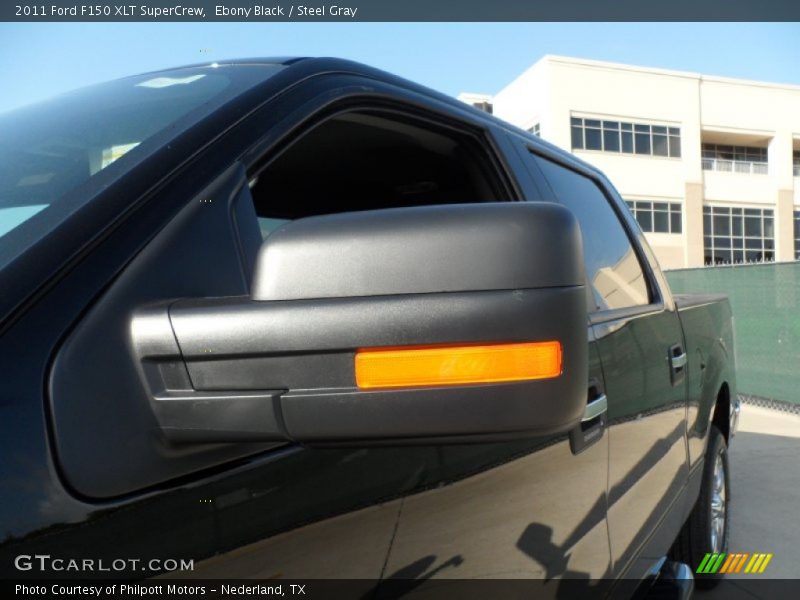 Ebony Black / Steel Gray 2011 Ford F150 XLT SuperCrew