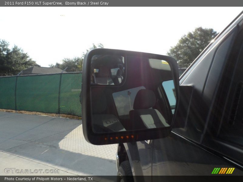 Ebony Black / Steel Gray 2011 Ford F150 XLT SuperCrew