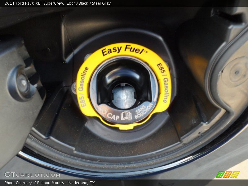 Ebony Black / Steel Gray 2011 Ford F150 XLT SuperCrew