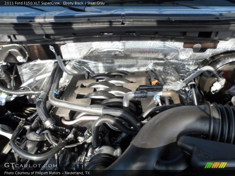 Ebony Black / Steel Gray 2011 Ford F150 XLT SuperCrew