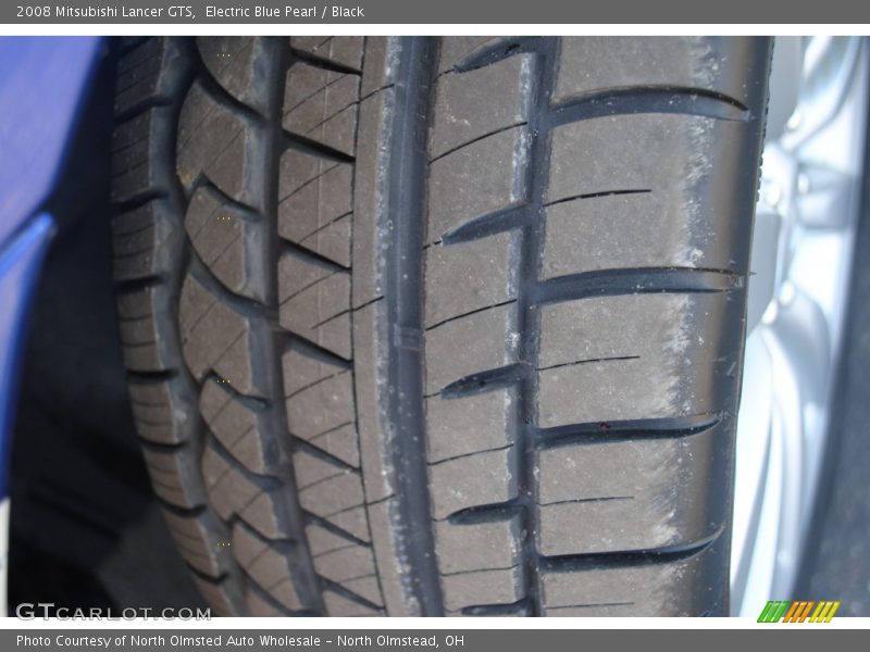 Electric Blue Pearl / Black 2008 Mitsubishi Lancer GTS