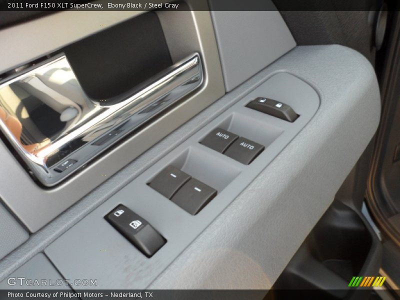 Ebony Black / Steel Gray 2011 Ford F150 XLT SuperCrew
