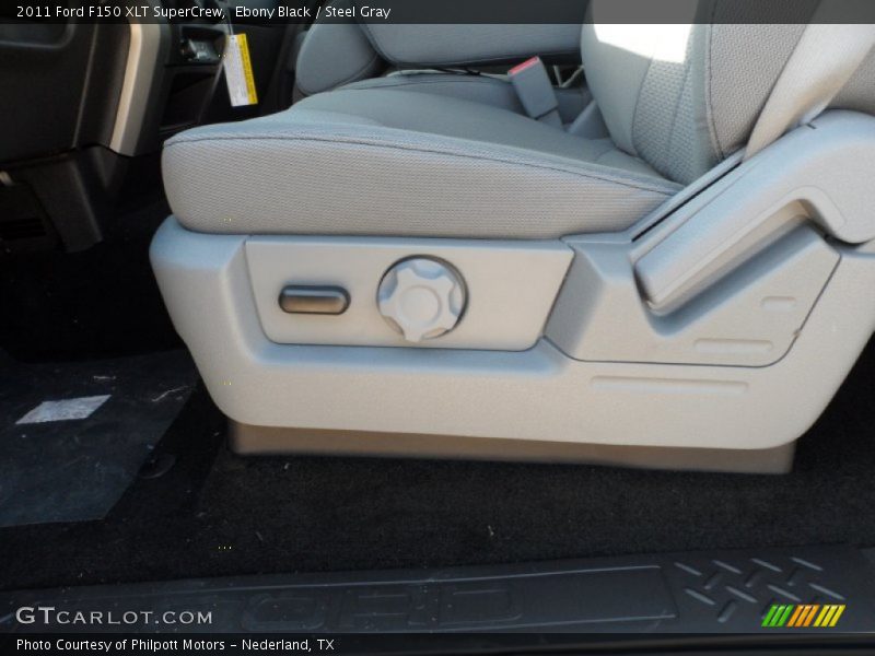 Ebony Black / Steel Gray 2011 Ford F150 XLT SuperCrew