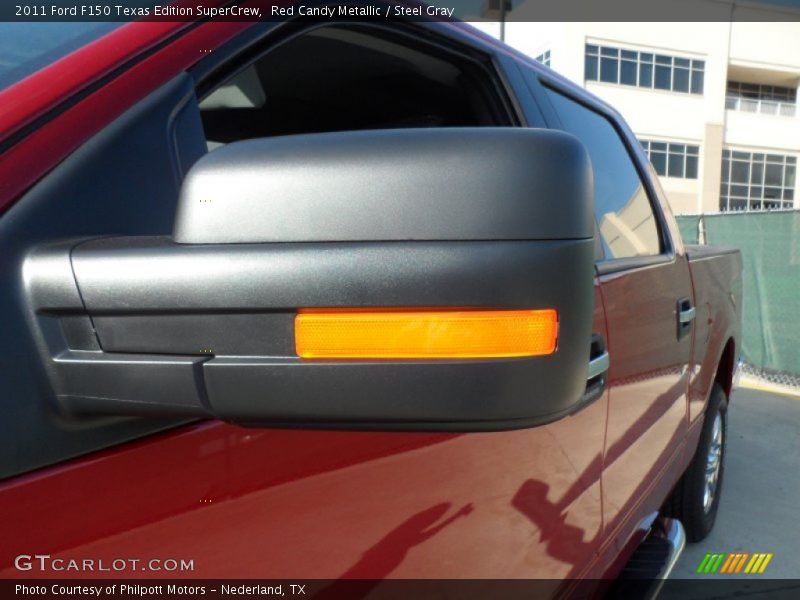 Red Candy Metallic / Steel Gray 2011 Ford F150 Texas Edition SuperCrew