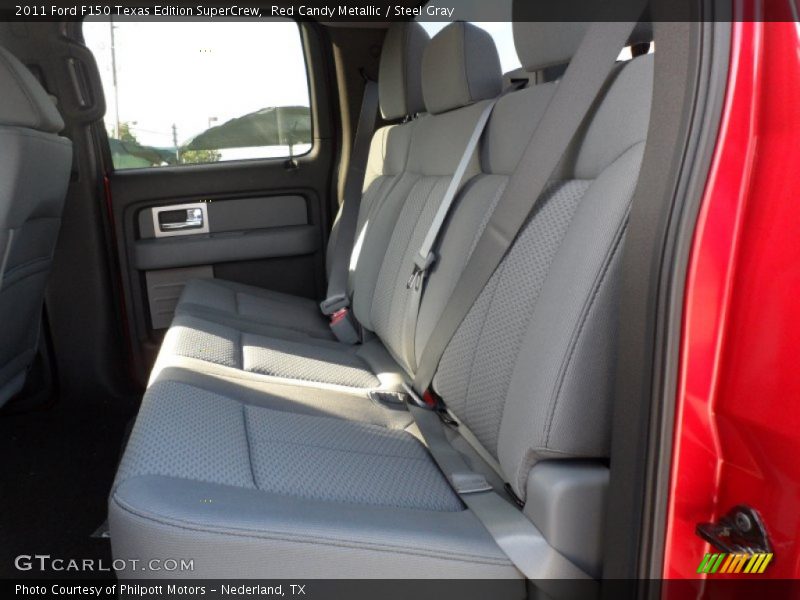Red Candy Metallic / Steel Gray 2011 Ford F150 Texas Edition SuperCrew