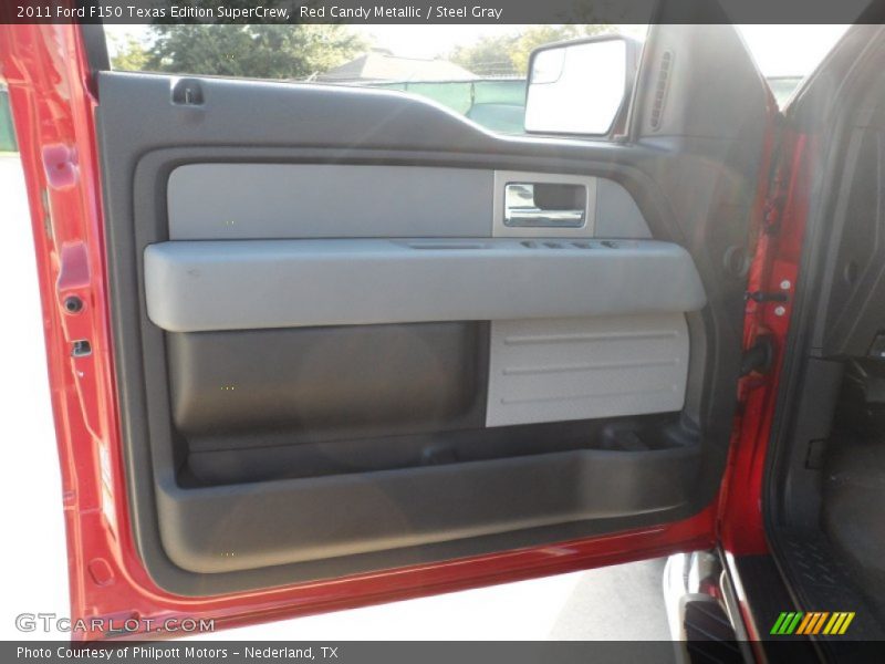 Red Candy Metallic / Steel Gray 2011 Ford F150 Texas Edition SuperCrew