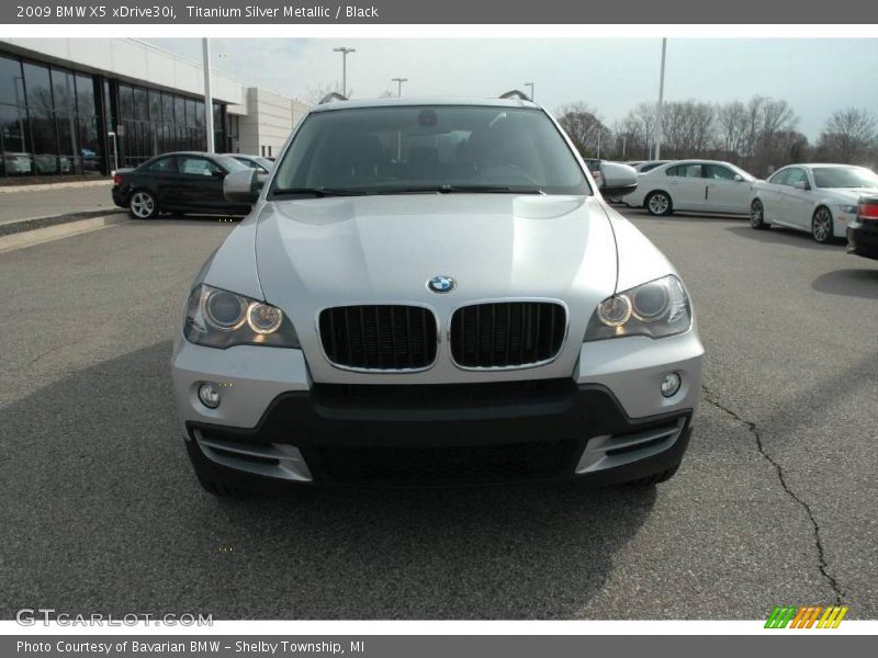 Titanium Silver Metallic / Black 2009 BMW X5 xDrive30i