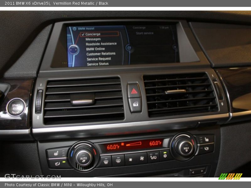 Vermillion Red Metallic / Black 2011 BMW X6 xDrive35i