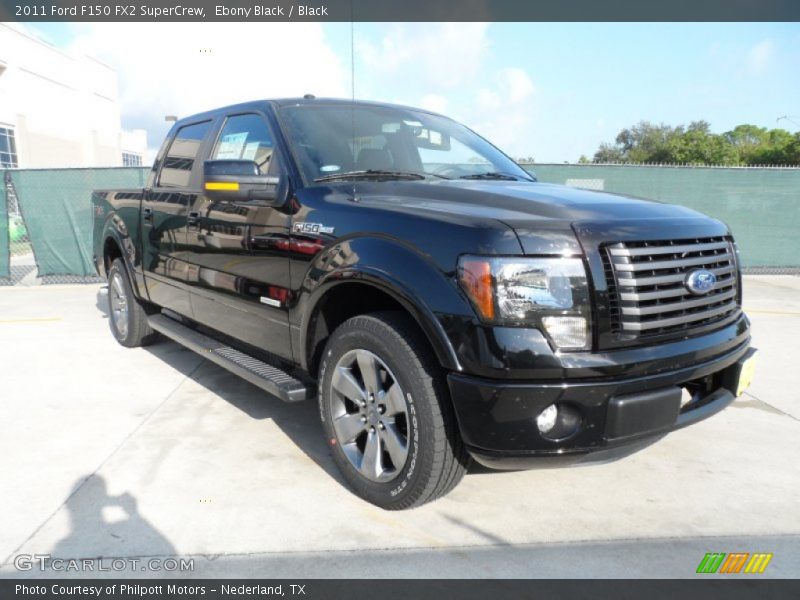 Ebony Black / Black 2011 Ford F150 FX2 SuperCrew