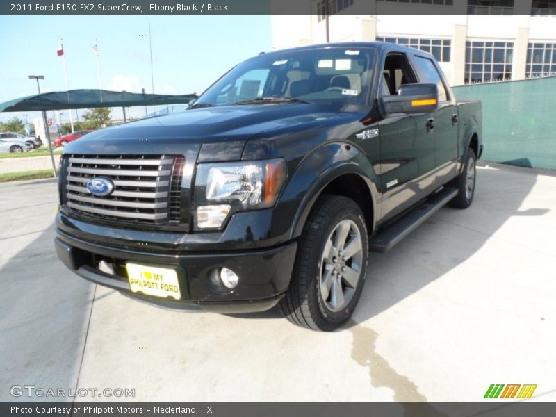 Ebony Black / Black 2011 Ford F150 FX2 SuperCrew