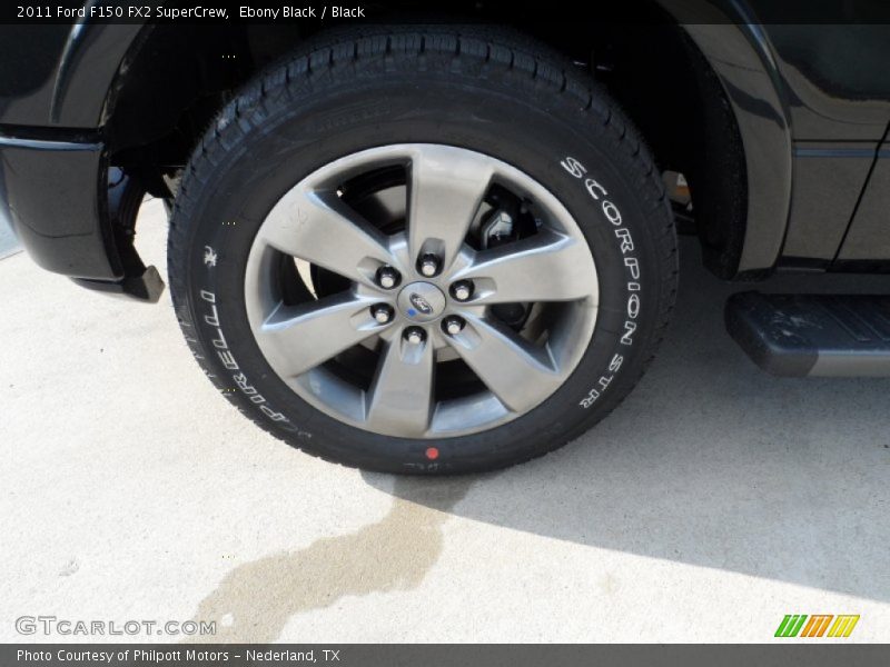 Ebony Black / Black 2011 Ford F150 FX2 SuperCrew
