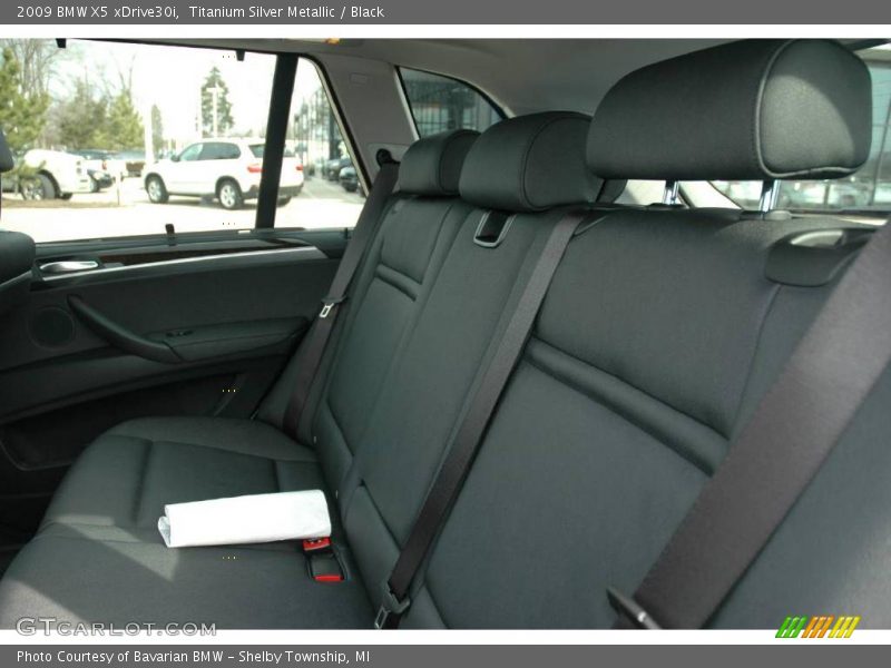 Titanium Silver Metallic / Black 2009 BMW X5 xDrive30i