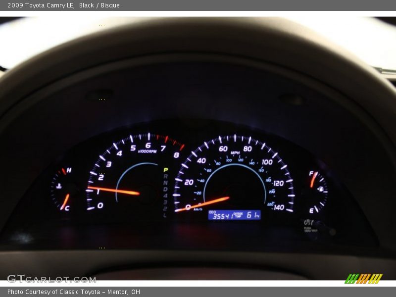 Black / Bisque 2009 Toyota Camry LE